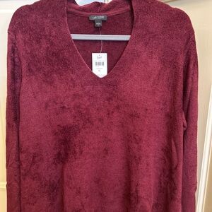 J. Jill Currant V-Neck Sweater
